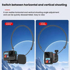 HEPAIL AC76 Action Camera Mobile Phone Magnetic Neck Strap Mount, AC76