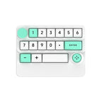 15-Key Wireless Tri-Mode Mechanical Gaming Keyboard Hot-Swappable, RGB Backlit, Macro Programmable, W909 White, W909 Black Yellow, W909 Black Red