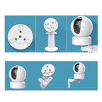 5pcs /Pack 54mm Round Base Mount Bracket for EZVIZ Security Cameras, White