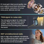 Dual Microphone Mini Wireless Finger Clip Microphone Mobile Phone Live Noise Reduction Bluetooth Microphone, Type-C, 8 Pin