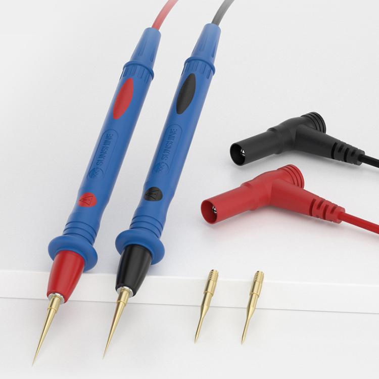 Replaceable Stainless Steel Probe Tips Soft Silicone Multimeter Probe Tips, SS-024B