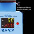 Curved Screen 360-Degree Rotation Mobile Phone Screen Separator Screen Removal Heating Table, EU Plug, S-918F