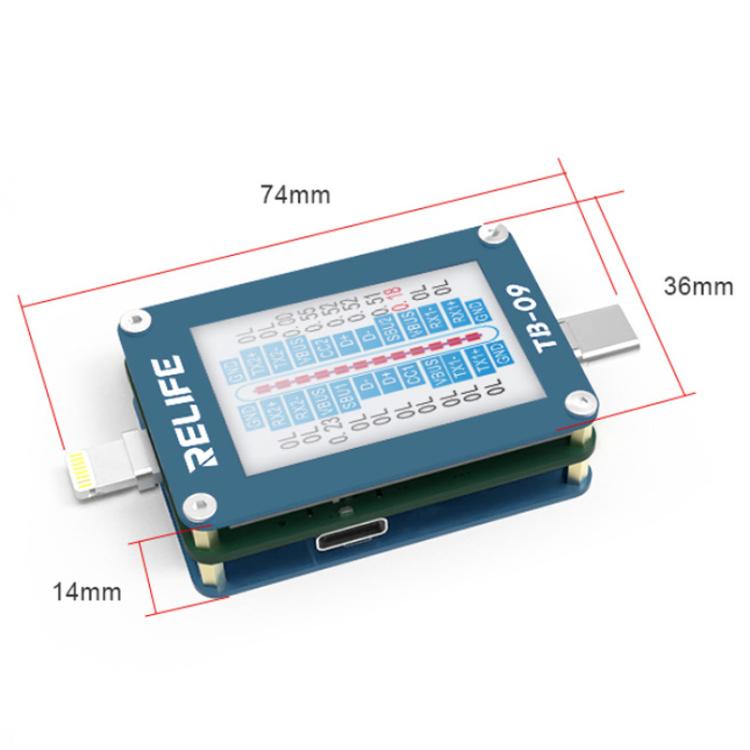 Type-C / 8 Pin Tail Plug Tester Automatically Locks Fault Points, TB-09