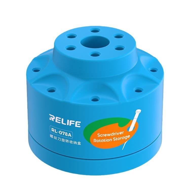 Screwdriver Rotating Storage Box Mobile Phone Repair Screwdriver Bit Storage Box, RL-078A