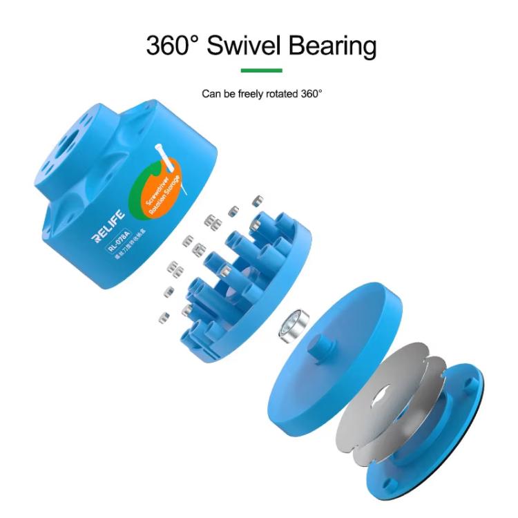 Screwdriver Rotating Storage Box Mobile Phone Repair Screwdriver Bit Storage Box, RL-078A