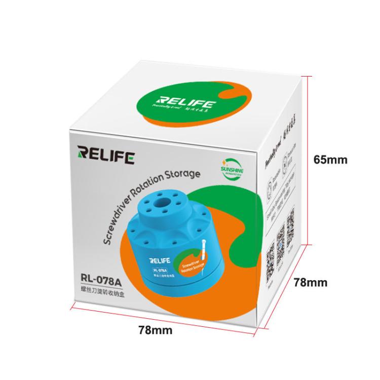 Screwdriver Rotating Storage Box Mobile Phone Repair Screwdriver Bit Storage Box, RL-078A