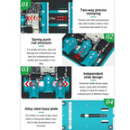 Motherboard Repair Platform Multifunctional Fixture High Temperature Resistant Clamp, RL-601L Plus