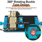 Rotary Mobile Phone Motherboard Repair Multi-Use Card Holder High Temperature Resistant Fixed Card Slot, RL-601L Mini