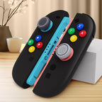 For Nintendo Switch 2 Joy-Con Controllers Silicone Button Skins & Joystick Caps Set