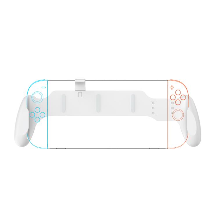 For Nintendo Switch 2 / Switch / Switch OLED Ergonomic Anti-Slip Grip Handle, JYS-NS2297 White, JYS-NS2297 Black