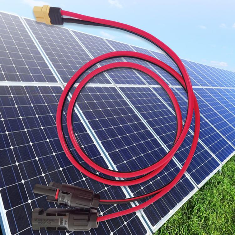 12AWG XT60 Female to MC4 Solar Connector Cable Solar Panel Charging Cord, 0.6m, 1m, 1.5m, 3m