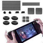 For Steam Deck Game Console PGTECH Joystick Cap Sticker Dust Plug Protection Kit