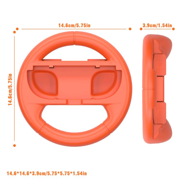 2pcs /Pack Steering Wheel Grip for Nintendo Switch 2/Switch Joy-Con Controllers