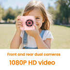 Children Instant Print Digital Camera Dual Front Rear Cameras HD Mini Camera