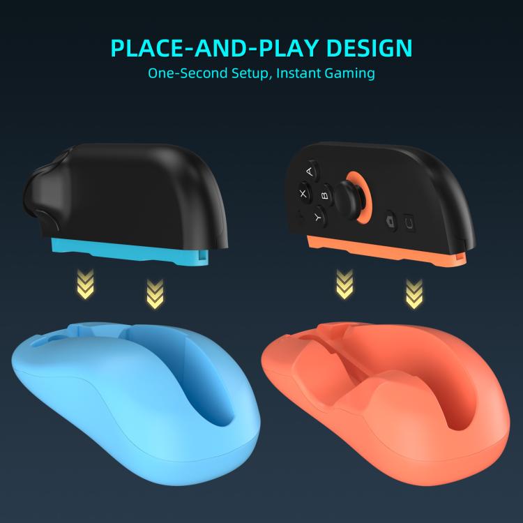 For Nintendo Switch 2 Joy-Con 2pcs /Pack Mini Portable Mouse Adapter Left+Right Controller Bracket, JYS-NS2296