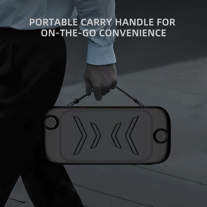 For Nintendo Switch 2 Full-Body Protective Case TPU Base + ABS Cover with Built-in Stand & Carrying Handle