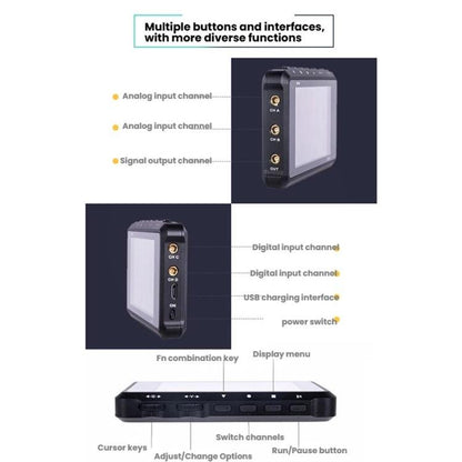Mini Handheld Digital Storage Four-channel Automobile Maintenance Oscilloscope, DS213