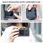 Street Vlogging Handle For GoPro HERO13 Black / 12 Black / 11 Black / 10 Black / 9 Black, For GoPro HERO