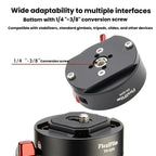 FlexiFilm TG-Q2S Aluminum Alloy Arca Quick Release Plate Gimbal Slide Rail Quick Release Parts