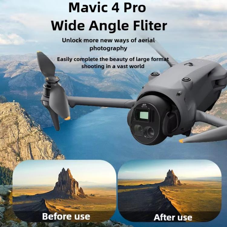 For DJI Mavic 4 Pro JSR Wide Angle Lens Aerial Lens Accessories, WIDE, WIDE+GND32+STAR+NIGHT, WIDE+CPL+GND16+GND32, WIDE+ND32+ND64+ND1000, WIDE+CPL+ND16+ND32