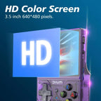 D008 3.5-Inch HD Retro Handheld Game Console With ARM Cortex-A7 800MHz, 1GB RAM & HDMI Output, 64G Whitte, 64G Clear Black, 64G  Clear Blue, 128G White, 128G Clear Black, 128G Clear Blue