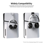 JYS Charging Display Station for PS5/PS5 Slim/PS Portal Dual Controller Dock with Cooling Fan & Headphone Hook