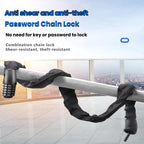 105cm Bicycle Chain Lock 5 Digit Combination Lock, 5 Digit