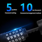 105cm Bicycle Chain Lock 5 Digit Combination Lock, 5 Digit