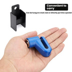 Bicycle Disc Brake Lock Portable Motorcycle Reminder Rope Lock Accessories, Red, Black, Blue