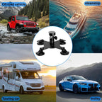 For Starlink Mini Magnetic Car Mount Suction Cup Bracket + Connection Block, S2036