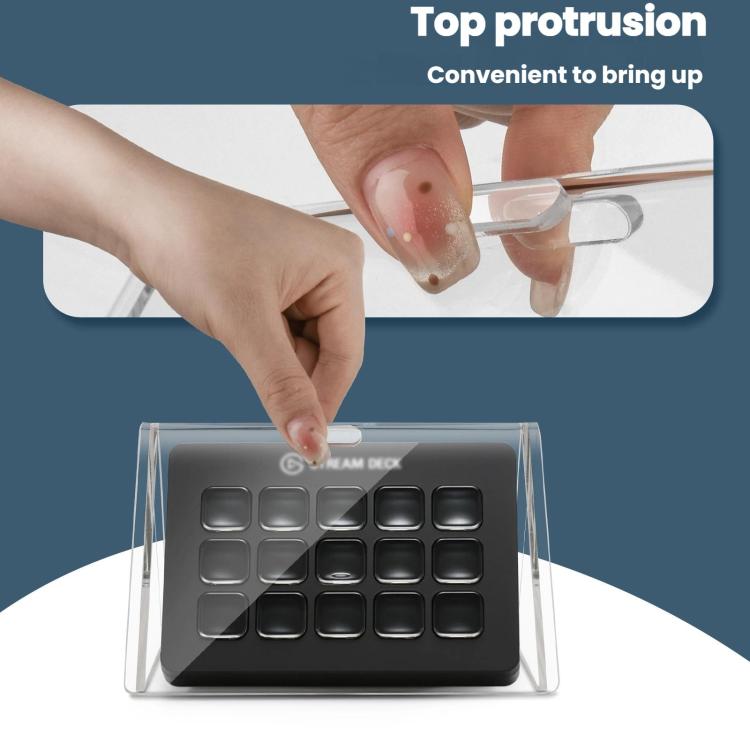 For Elgato Stream Deck MK.2 Live Console Dustproof Acrylic Cover