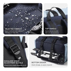 Tigernu Unisex Waterproof Travel Backpack Roll-Top Expandable Design with 15.6-inch Laptop & Tablet Compartment