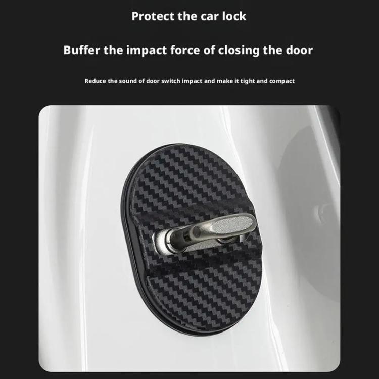 5sets Door Latch Protector Plastic Door Latch Cover Shock Absorbing Noise Reducing Soundproofing Adhesive Sticker