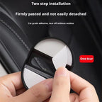 5sets Door Latch Protector Plastic Door Latch Cover Shock Absorbing Noise Reducing Soundproofing Adhesive Sticker
