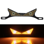 Motorcycle License Plate Screw Light Universal Decorative Accessory Headlight for Customization, Triangle Light White Yellow Flashing, Triangle Light Red Blue Flashing, Semicircular Light White Yellow Flashing, Semicircular Light Red Blue Flashing     ...
