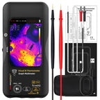 BSIDE SH9 Infrared Thermal Imaging Multimeter Touchscreen High-Definition Thermal Imaging Thermometer Electrical Floor Heating Inspection, Standard, Standard+Flexible Coil, Standard+Macro Lens, Standard+Macro Lens+Flexible Coil