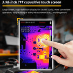 BSIDE SH9 Infrared Thermal Imaging Multimeter Touchscreen High-Definition Thermal Imaging Thermometer Electrical Floor Heating Inspection, Standard, Standard+Flexible Coil, Standard+Macro Lens, Standard+Macro Lens+Flexible Coil