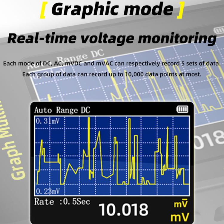 High-Precision Digital Graphic Recording Multimeter Color Screen 20000-Character Multimeter, S500