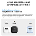 One To Two Mini Wireless Collar-clip Noise-cancelling Microphone With Charging Case