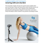 One To Two Mini Wireless Collar-clip Noise-cancelling Microphone With Charging Case