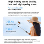 One To Two Mini Wireless Collar-clip Noise-cancelling Microphone With Charging Case