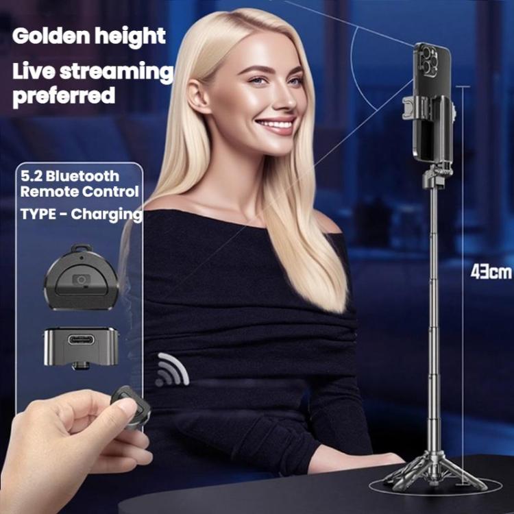 Portable Retractable Bluetooth Selfie Stick For Mobile Phones, P15-H1 Black, P15-H1 White, P15-H2 Black, P15-H2 White
