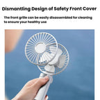 Folding Hanging Umbrella Fan USB Handheld Portable Umbrella Clip Fan Compact Desktop Fan