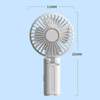 Folding Hanging Umbrella Fan USB Handheld Portable Umbrella Clip Fan Compact Desktop Fan