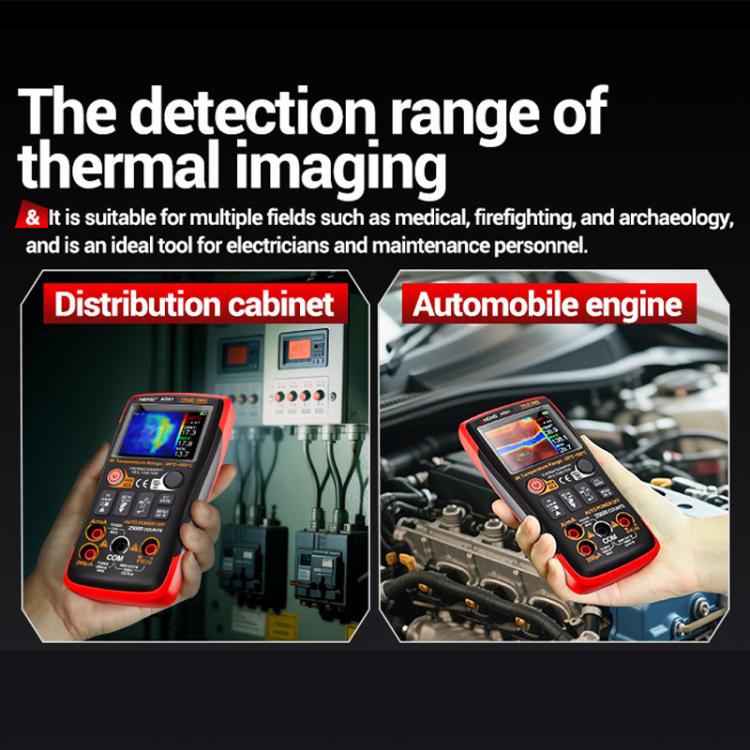 ANENG 2 In 1 HD Infrared Thermal Imager Digital Multimeter, AR01