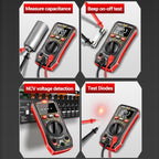 ANENG High-precision Maintenance Multi-function Digital Display Multimeter, SZ202 Red, SZ202 Black