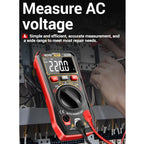 ANENG High-precision Maintenance Multi-function Digital Display Multimeter, SZ202 Red, SZ202 Black