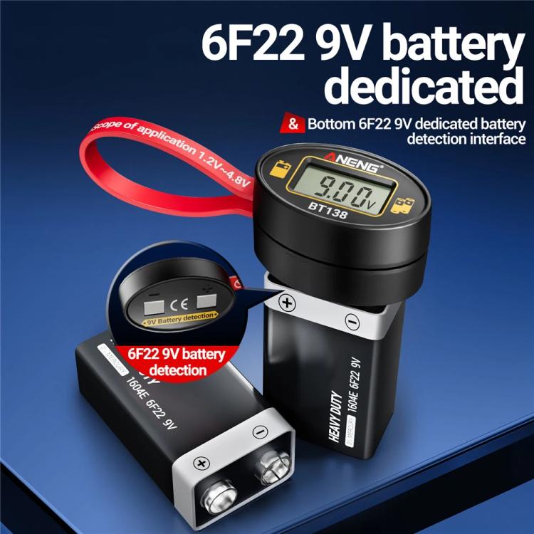 ANENG Portable Magnetic Battery Voltage Capacity Tester
