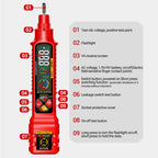 ANENG Multi-Function Power Socket Digital Phase Meter