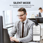 144 Languages AI Smart Translation Bluetooth Earphones With Digital Display Charging Case